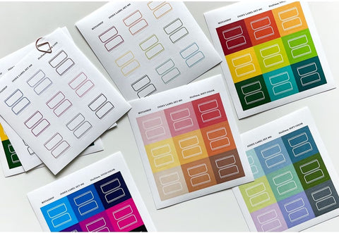 Index Label Sticker Pack | 12sheets