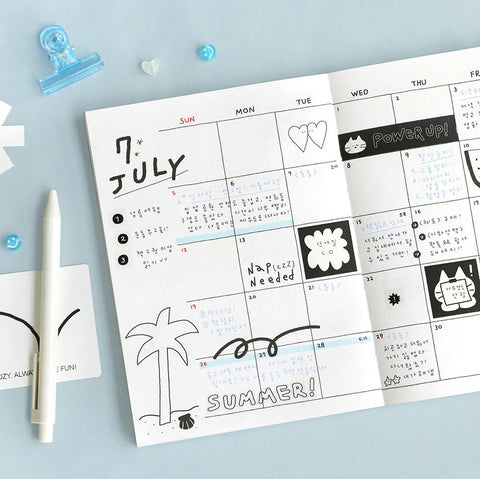 2026 Doodle Weekly Planner [4types]