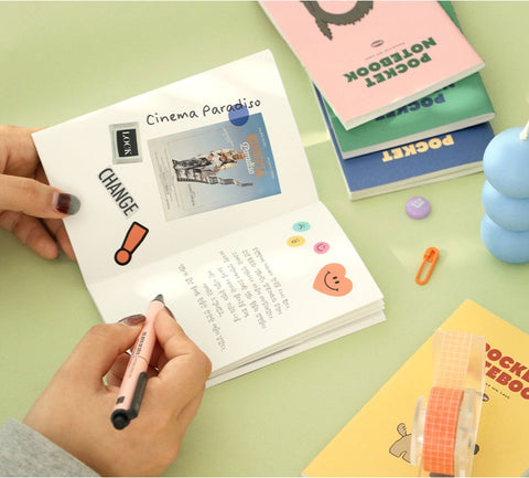 Pocket Notebook v.3 _ Plain [4types] | Blank Notebook