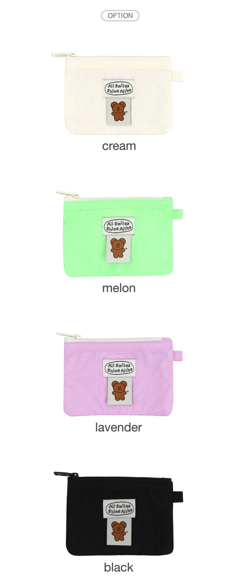 momossi All Smile Card Wallet [4colors] | Card Pouch | Coin Purse