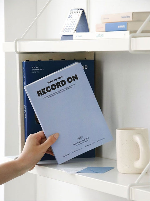 2027 Record On Weekly Planner A5 [4colors]