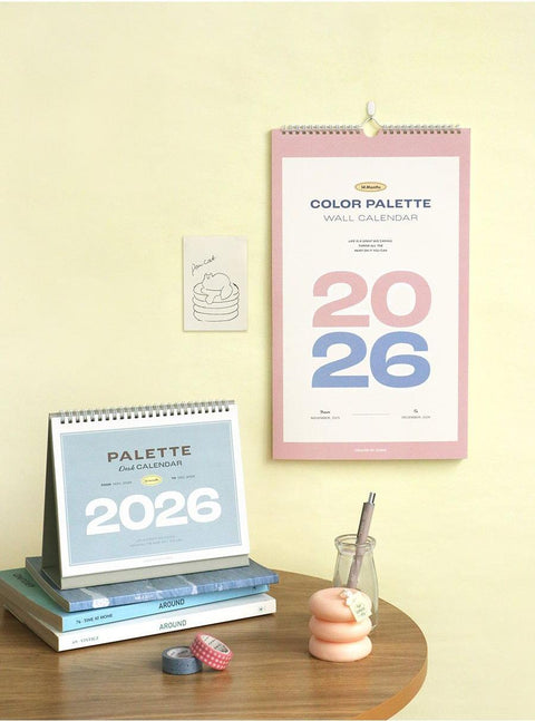 2026 Palette Desk Calendar