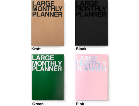 Kraft Monthly Planner [mini, small, medium, large]