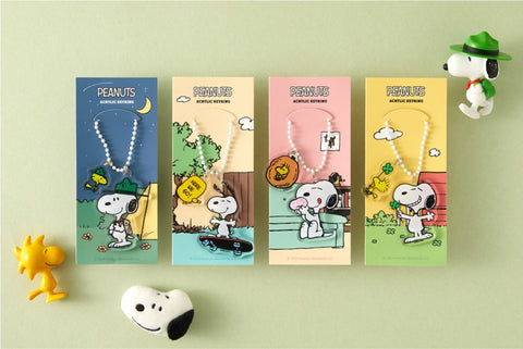 Peanuts Acrylic Key Ring [4types] | Snoopy