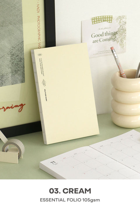 2026 Solitude Diary Weekly Planner [4colors]