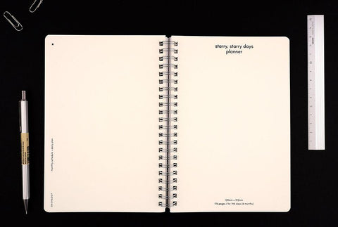 Starry, Starry Days Daily Planner [4colors] | Daily Scheduler