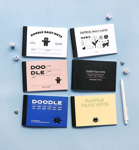 Doodle Daily Mini Notebook [6colors] | Handy Notebook