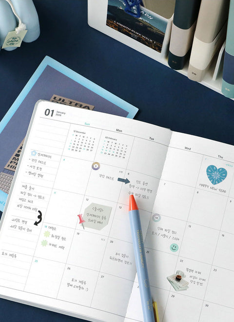 2026 Flow Weekly Diary [6colors] | Weekly Planner