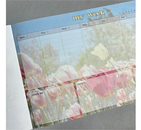 My Week Memo Pad [2types] | Weekly Notepad