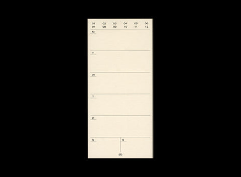 Weekly Plan Notepad | Weekly Schedule Memo Pad