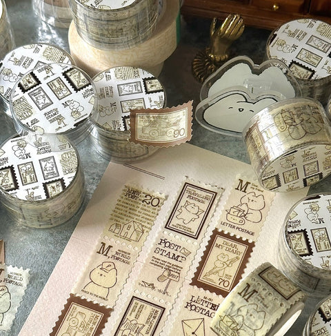 Stamp Masking Tape _ Autumn Letter