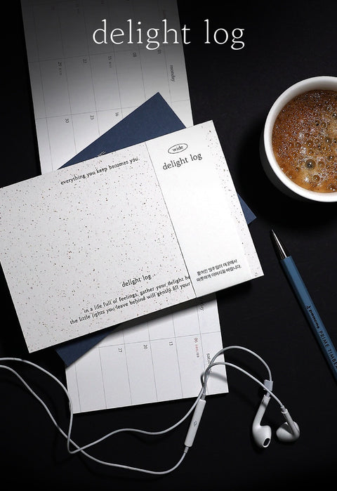 2026 Delight Log Wide Weekly Planner [4types]