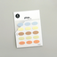 Planner Stickers [1684 plain.80] | Label