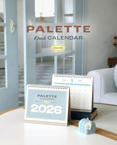 2026 Palette Desk Calendar