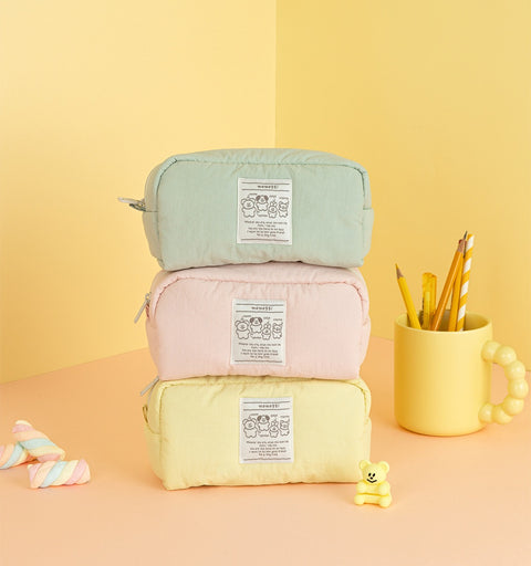 Momossi Marshmallow Pencil Pouch [3colors]