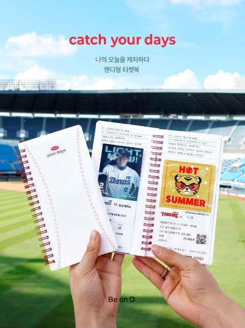 Catch Your Days Pocket Ticket Notebook [4types] | Archiving Notebook | Storage