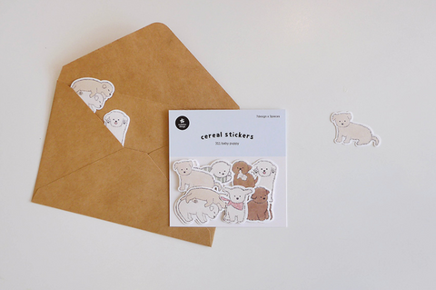 Planner Seal Stickers [311 baby puppy]