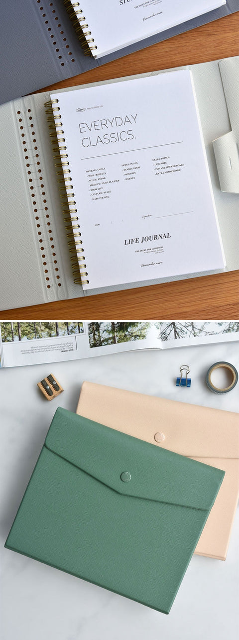 Spring Gentle Planner [20types] | Time Planner | Grid Weekly Planner