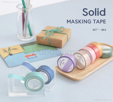 Solid Masking Tape [8colors]