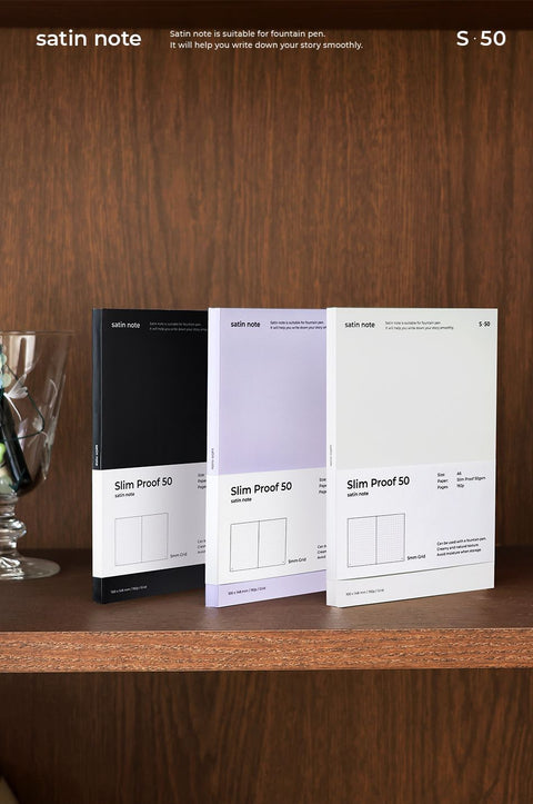 A6 Satin Grid Notebook S50 [3colors]