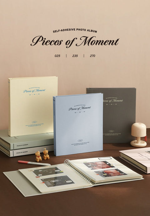 Piece of Moment Self-Adhesive Photo Album [6colors] | Sticky Photo Album