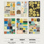 LIFE & PIECES Vintage Label Sticker Pack | 6sheets