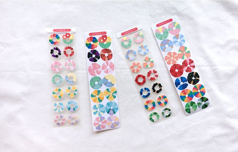Beads Ring Seal Sticker [2types] | Planner Deco Sticker