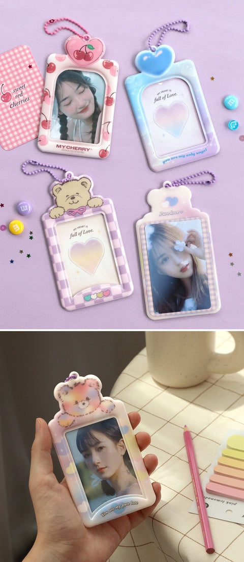 ICONIC Sugar Photo Card Holder [4types] | Key Ring