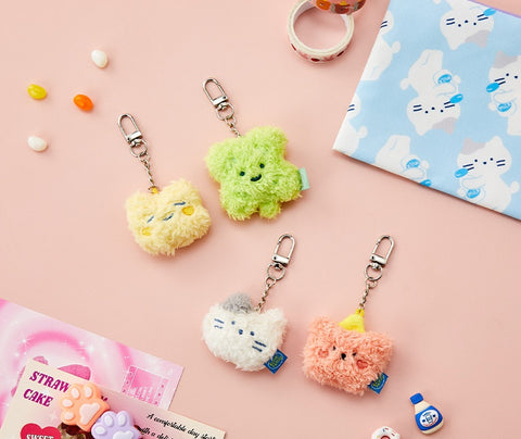 Face Mini Key Ring [3types]