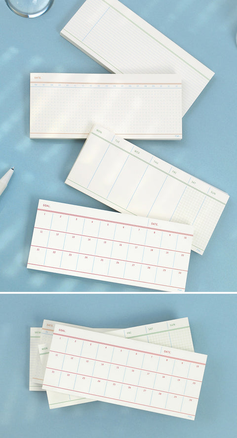 A5 Flat Notepad S [4types]