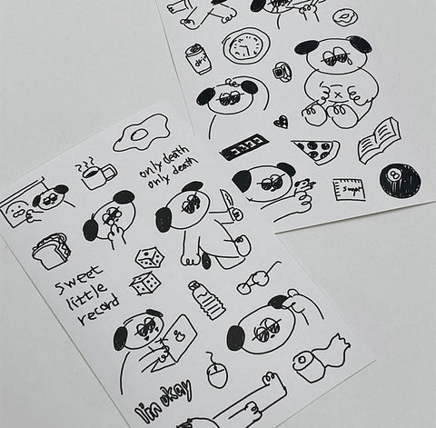 Daily Drawing Sticker ver.2 [4types]