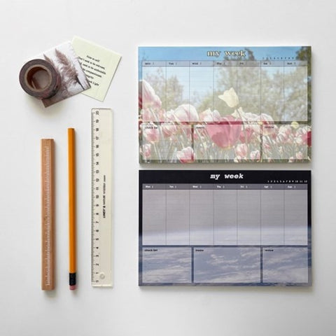 My Week Memo Pad [2types] | Weekly Notepad