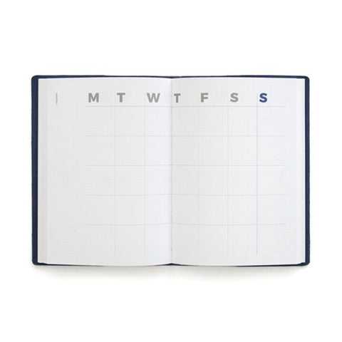 Plan Grid Journal Weekly Planner [charcoal]