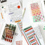 Pigment Transparent Sticker [28types]
