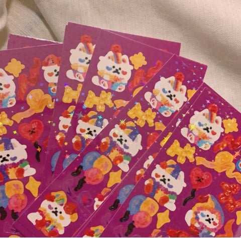 Kitty Planner Sticker [Pierrot]