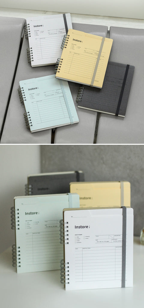 Instore ; Weekly Planner [4colors]