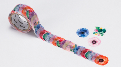 Anemone Masking Tape | Flower Sticker