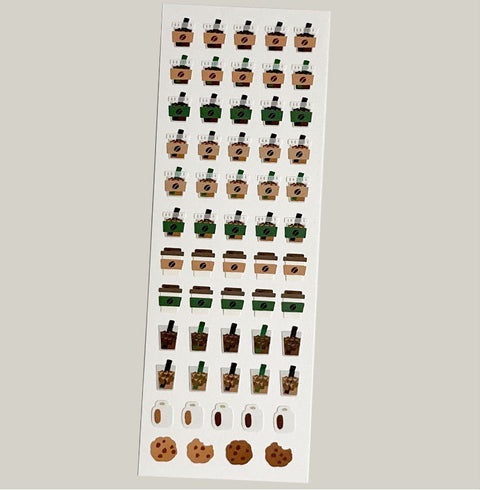 Planner Seal Stickers [Bebe Coffee]