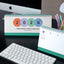 2026 PRISM Horizontal Weekly Desk Scheduler | Desk Calendar