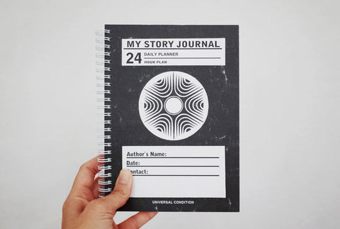 My Story Journal Daily Planner A5 [Black] | 24Hour Plan