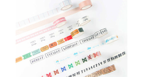 Weather and Date Masking Tape [6types] | Weather, Ticket