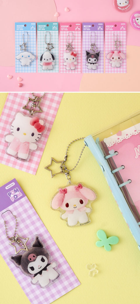 Sanrio Acrylic Key Rings [5types]