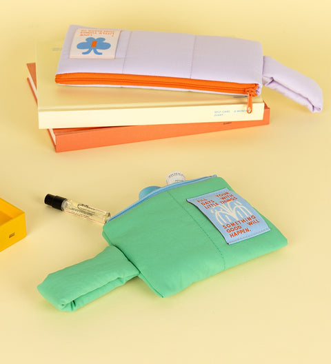 Little Things Padding Handle Mini Pouch [4colors]