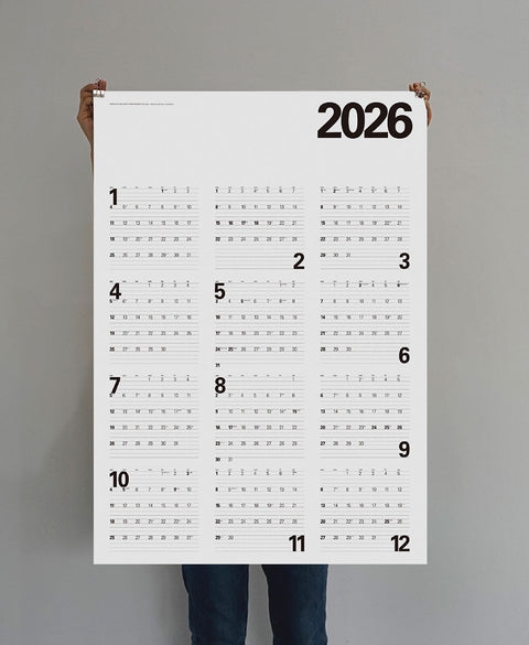 2026 Wall Poster Calendar [2types]