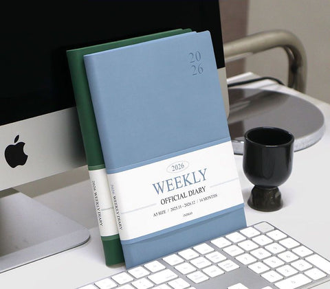 2026 Official A5 Weekly Planner [10colors] | Weekly Diary