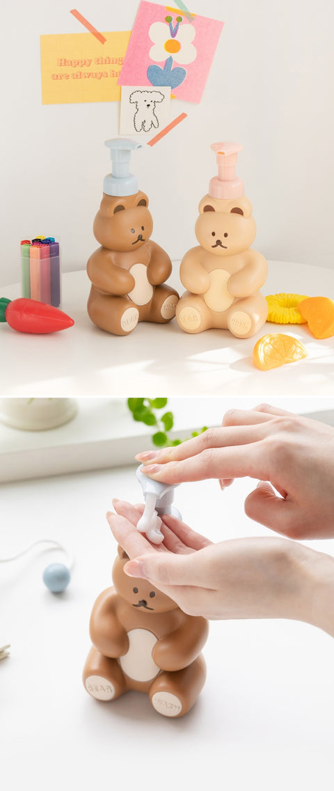 DONATDONAT Bear Mini Liquid Dispenser [4colors] | Hand Wash Dispenser