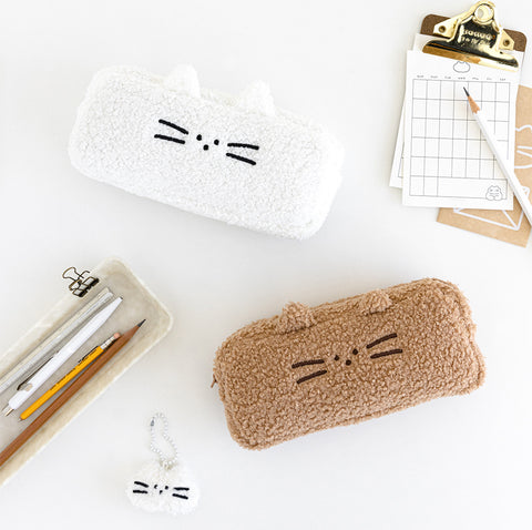 Herethere Dumble Pencil Pouch [2types] | Cat Pen Case