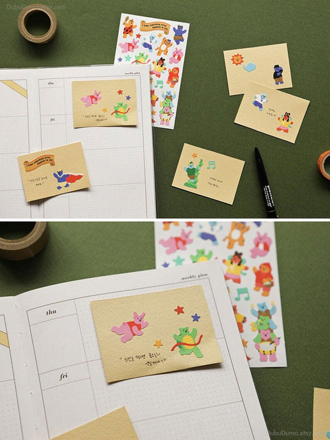 Jelly Bear Deco Sticker Pack [21-24]