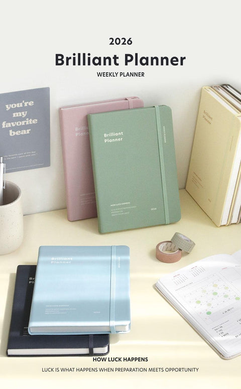 2026 Brilliant Weekly Planner [7colors]