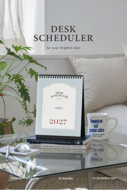 2027 Desk Calendar | Desk Scheduler 2027